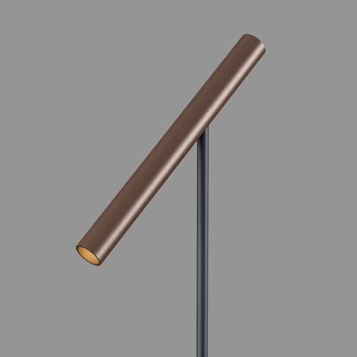 Artdelight Vloerlamp Kansas H 140 cm touch dimmer zwart brons