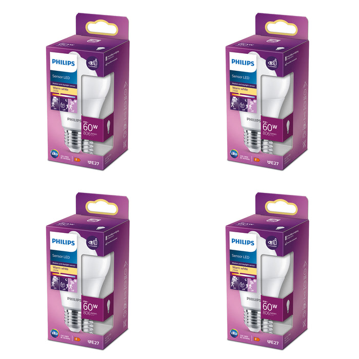Philips Voordeelverpakking E27 - LED Standaardlamp - Set van 4 Stuks