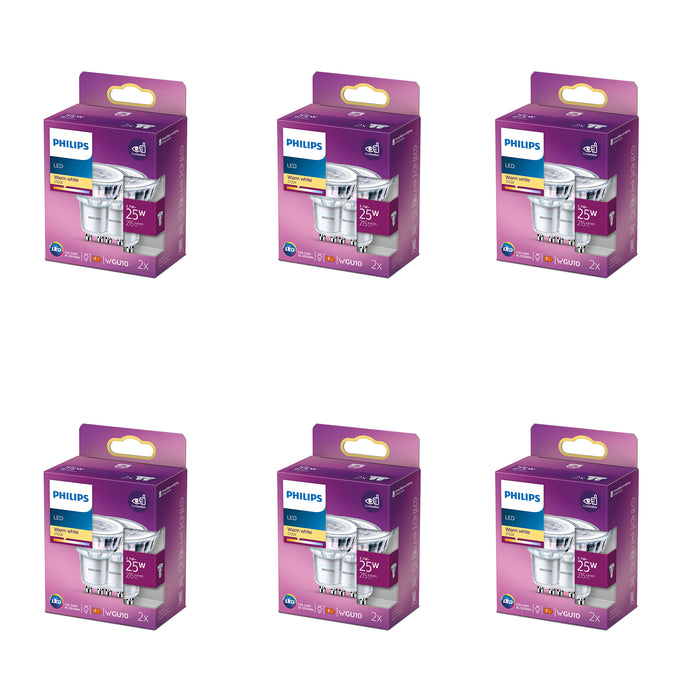 Philips Voordeelverpakking GU10 - LED Spotlamp - Set van 1 Stuks