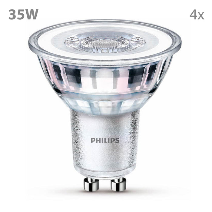 Philips Voordeelverpakking GU10 - LED Spotlamp - Set van 4 Stuks