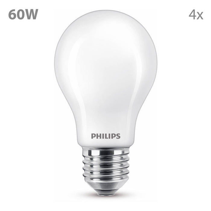 Philips Voordeelverpakking E27 - LED Standaardlamp - Set van 4 Stuks