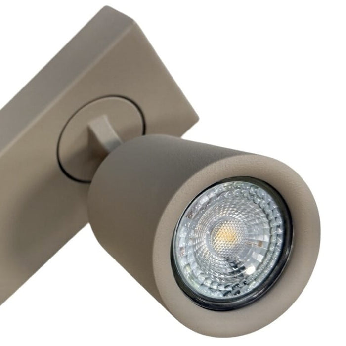 Freelight Spot Razza Crème 2 lichts Balk GU10 excl. Lichtbron