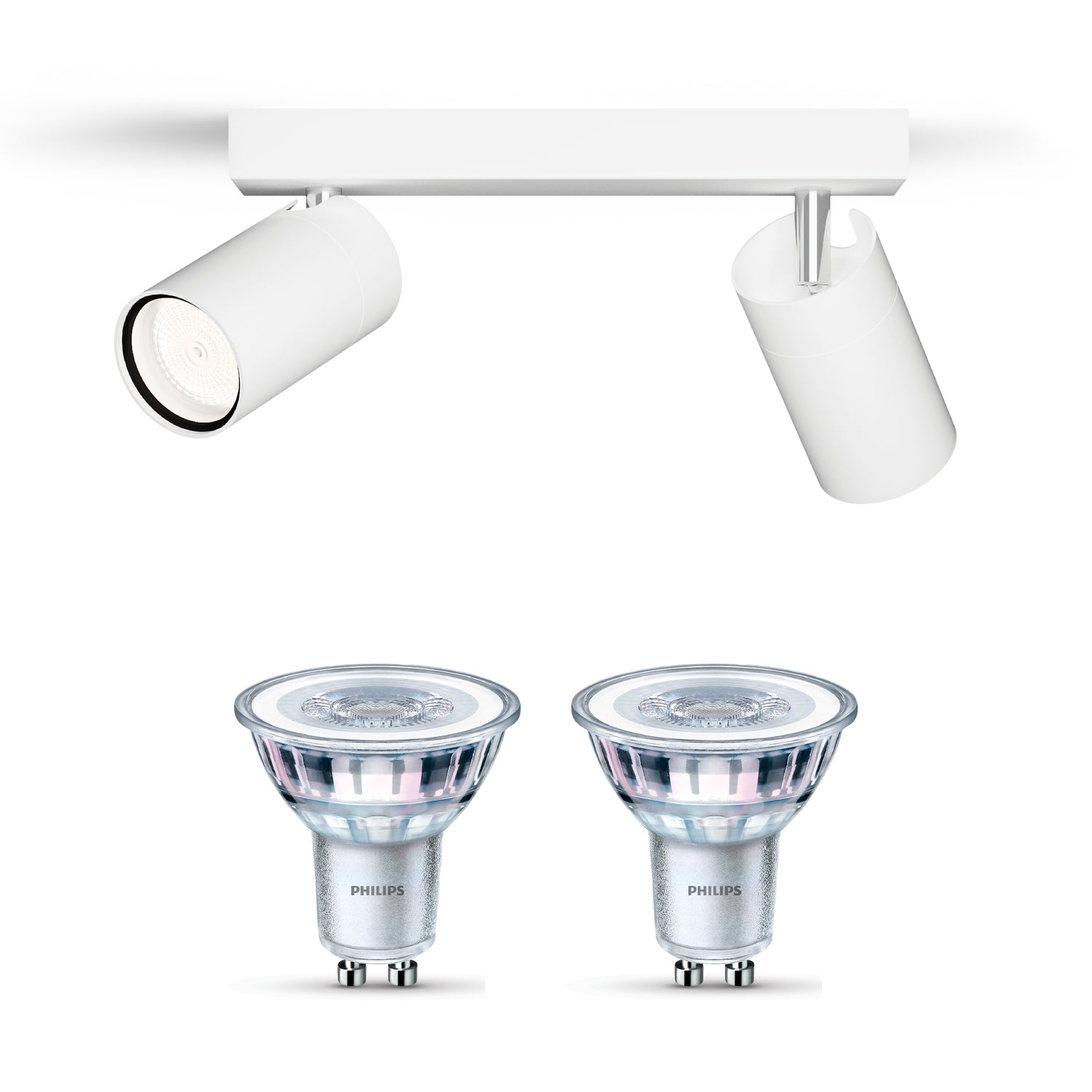 Philips Idris Opbouwspot - Plafondspots Incl. SceneSwitch LED Lamp