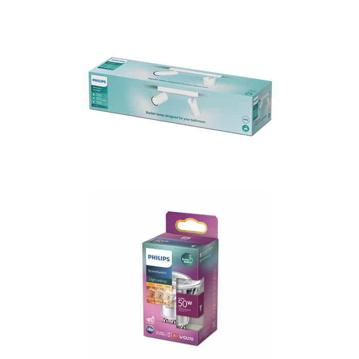 Philips Idris Opbouwspot - Plafondspots Incl. SceneSwitch LED Lamp