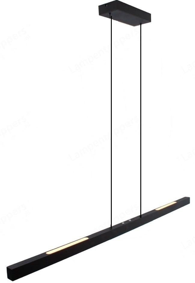 Freelight Hanglamp Traiano Zwart Up & DownLight Dimmer + Lichtkleur