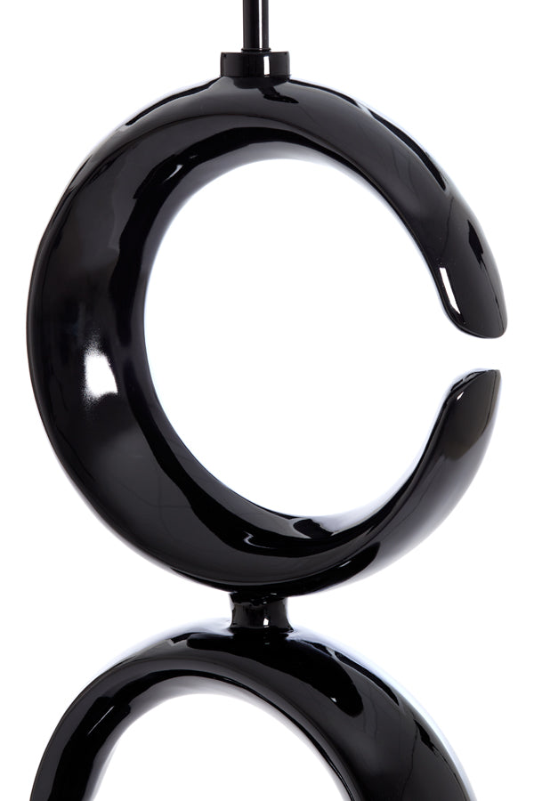 Light & Living - Lampvoet MAAN - 37x26x99cm - Zwart