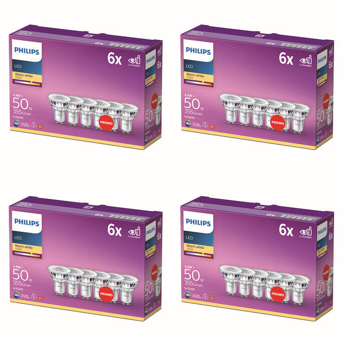 Philips Voordeelverpakking GU10 - LED Spotlamp - Set van 24 Stuks