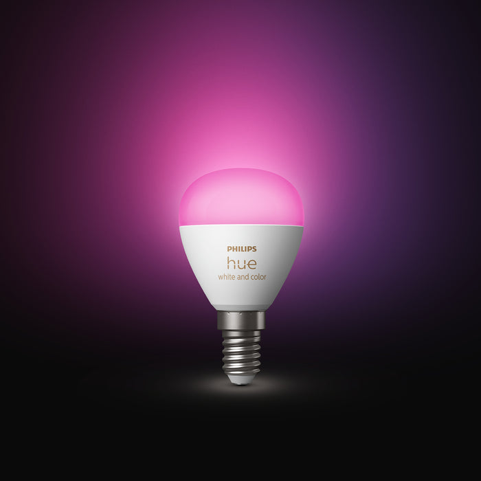 Philips Hue kogellamp - wit en gekleurd licht - 1-pack - E14