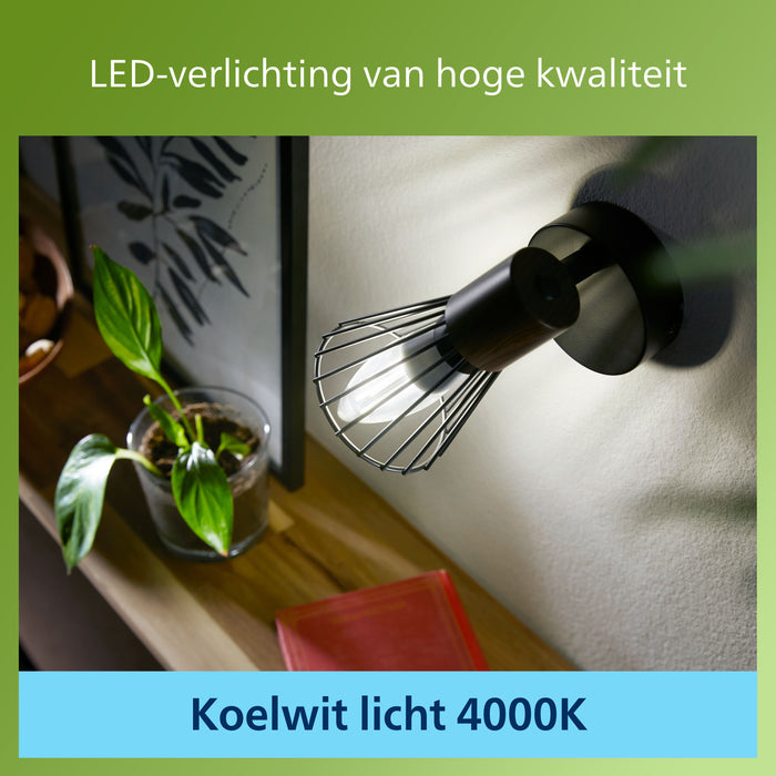 Philips Ultra Efficient LED kaarslamp Transparant - 40 W - E14 - Koelwit licht