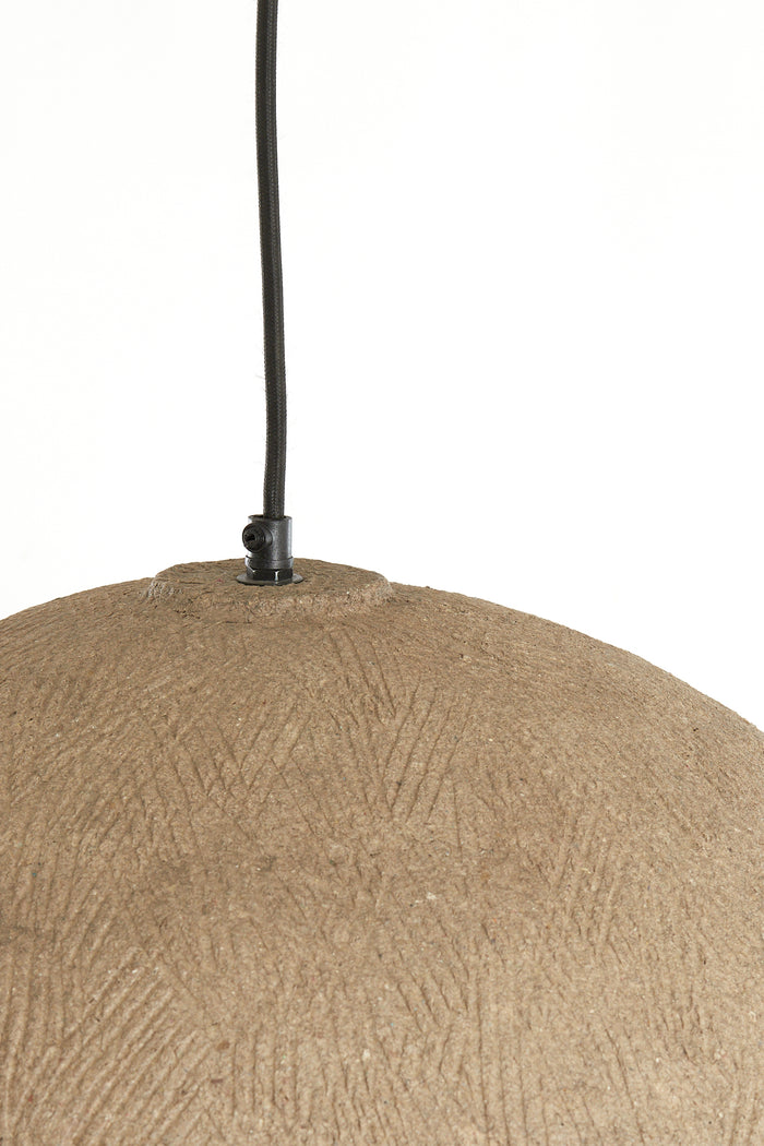 Light & Living - Hanglamp CELMIROS - Ø51x39cm - Grijs