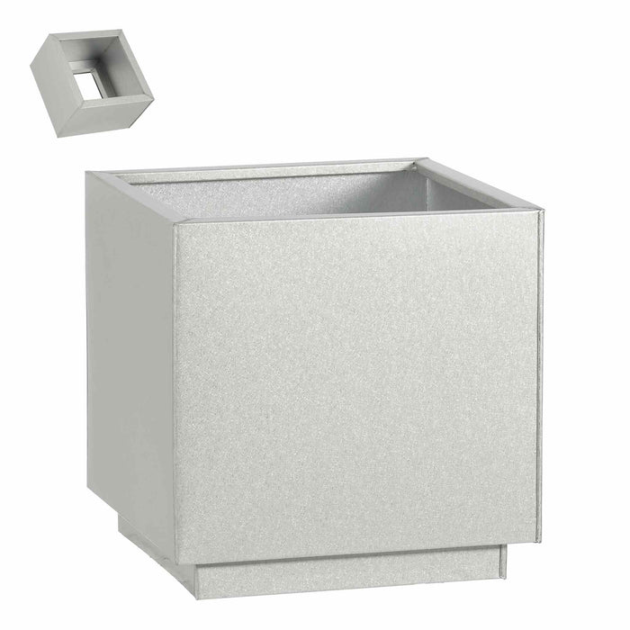 Mica Decorations Plantenbak Marnix - 34x34x34 cm - Zink - Zink