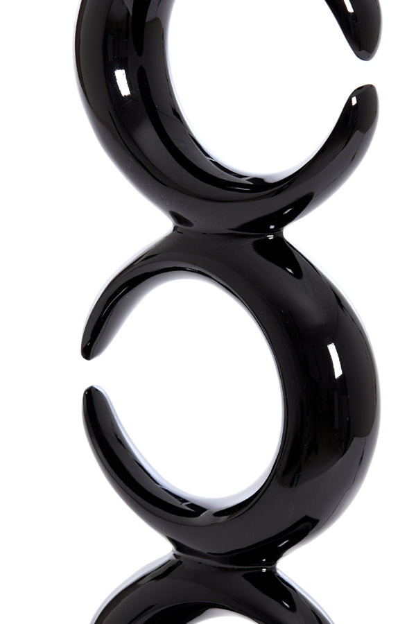 Light & Living - Lampvoet MAAN - 23x13x65cm - Zwart