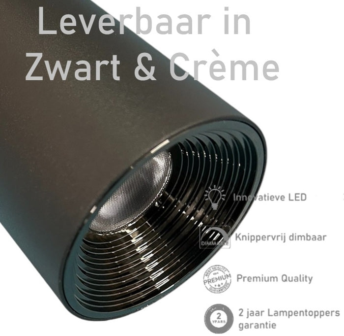 Freelight Vloerlamp Picchio Zwart Zwenkarm LED 5.4 Watt incl.