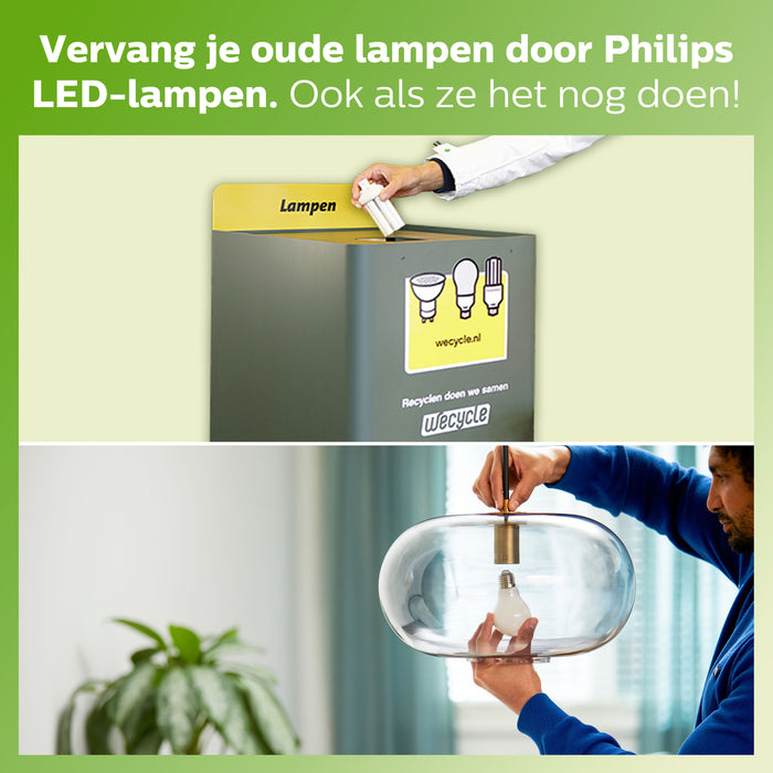 Philips LED Globe Goud - 35 W - E27 - Extra warmwit licht