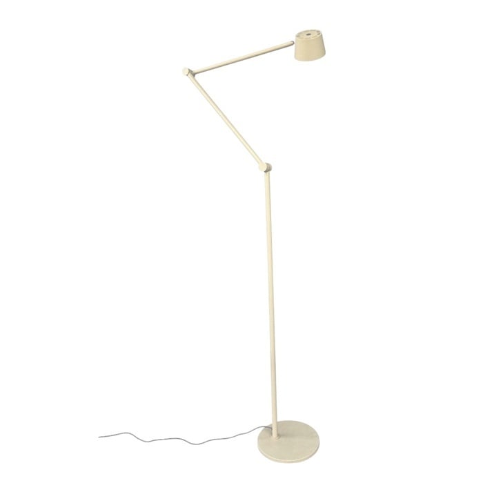 Freelight Vloerlamp Cugino Crème 2-Arm 6.2 Watt incl. Dimmer