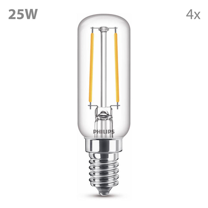 Philips Voordeelverpakking E14 - LED Afzuigkaplamp - Set van 4 Stuks