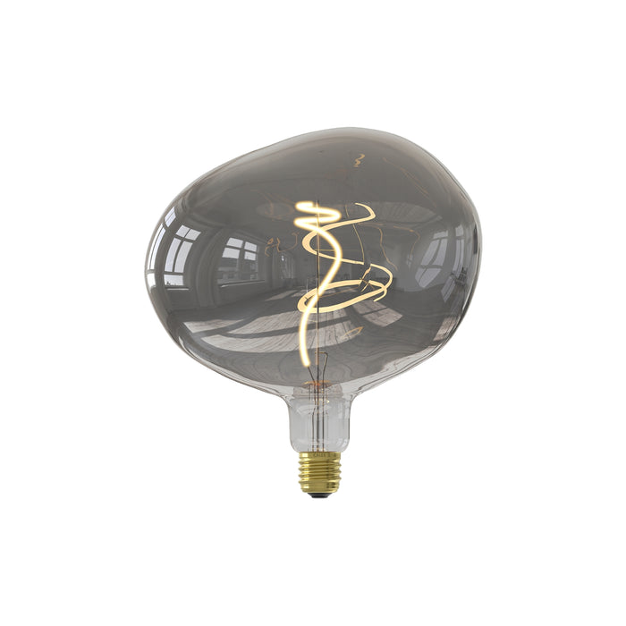 Calex Lichtbron E27  Cobble - Antraciet|Grijs - Glas