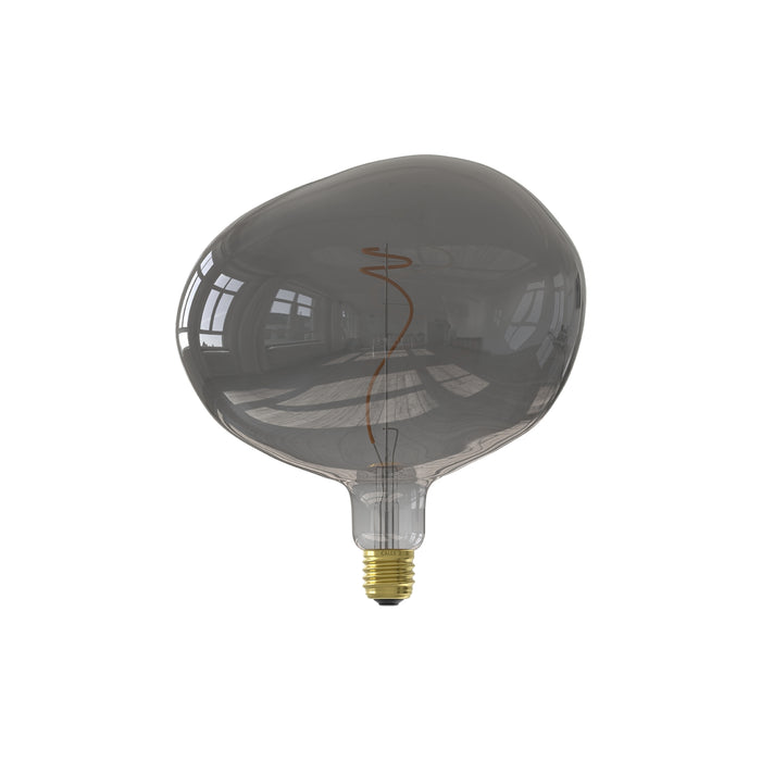 Calex Lichtbron E27  Cobble - Antraciet|Grijs - Glas