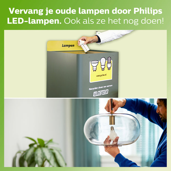 Philips Ultra Efficient LED kogellamp Mat - 40 W - E14 - Koelwit licht