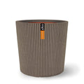 Capi Europe - Vaas conisch Groove NL - 36x34 - Warm taupe