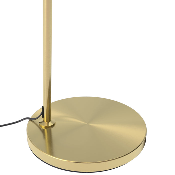 tectake® Booglamp Arcus, staal, retro-stijl, 60W - Goud