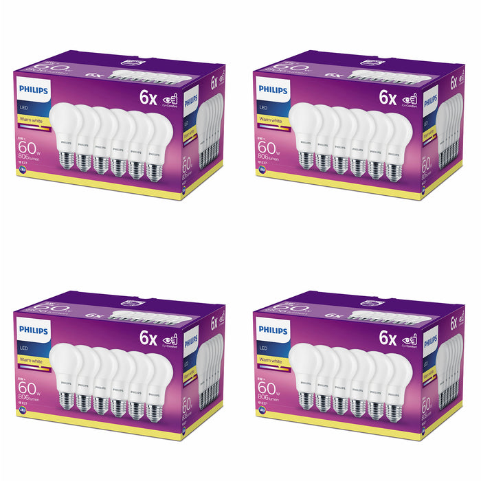 Philips Voordeelverpakking E27 - LED Standaardlamp - Set van 24 Stuks