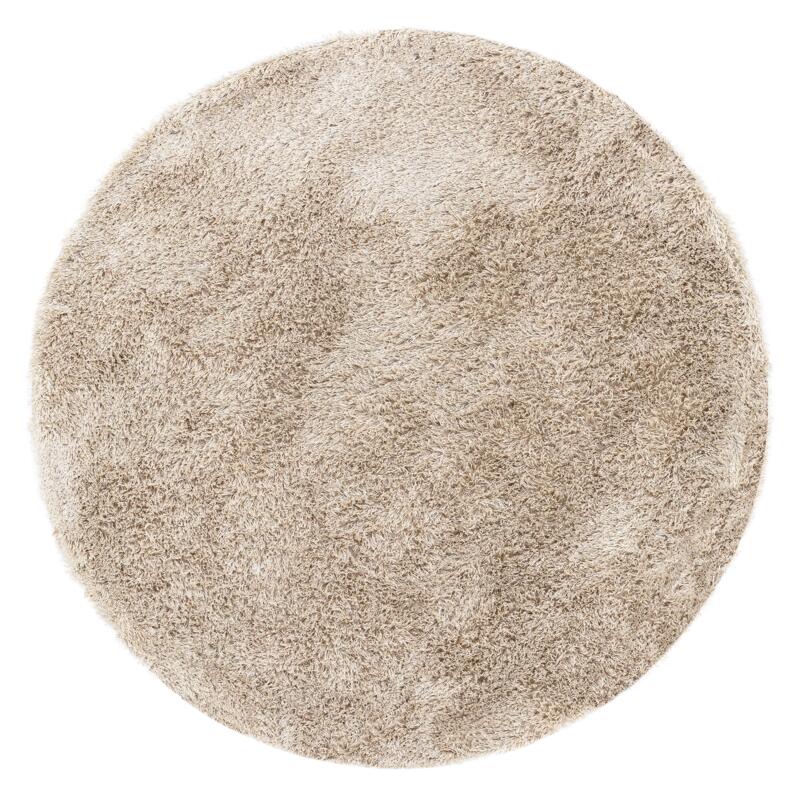 MUST Living Carpet Crown round small,Ø150 cm, beige, 100% Polyester