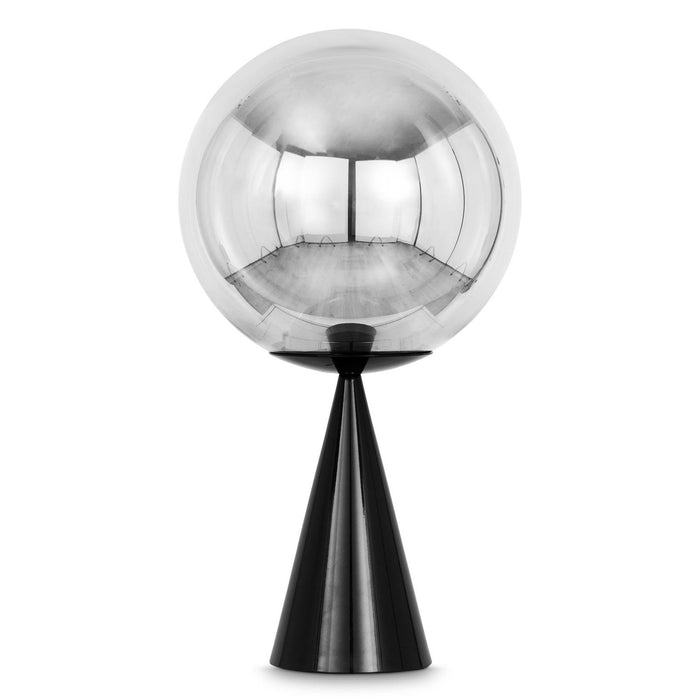 Globe ConeFat tafellamp LED zwart|zilver