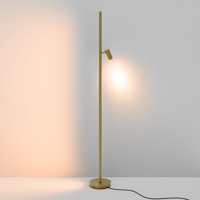 Maytoni - Vloerlamp Thin - Aluminium - Messing