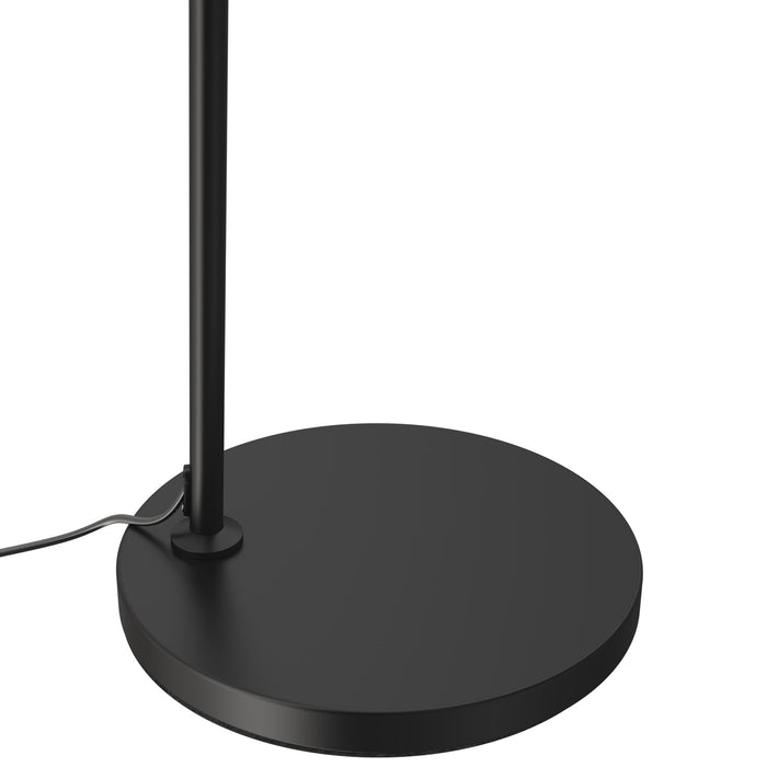 tectake® Booglamp Arcus, staal, retro-stijl, 60W - Zwart