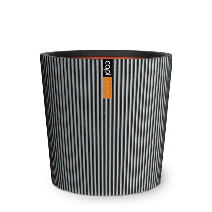 Capi Europe - Vaas conisch Groove NL - 36x34 - Antraciet