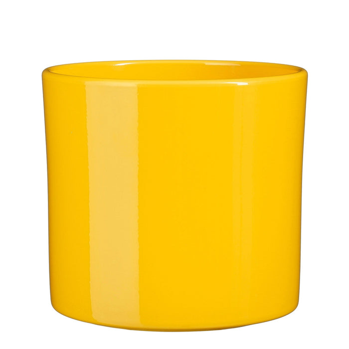 Mica Decorations Bloempot Era - 32x32x31 cm - Keramiek - Geel