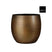 Mica Decorations Bloempot Porto - 26.5x26.5x27 cm - Terracotta - Brons,Metallic