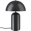 tectake® Kleine retro-tafellamp Altea, paddenstoeldesign, 40W - Zwart