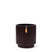 Capi Europe - Vaas cilinder Groove  - 23x25 - Zwart rood