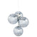 Globe Chandelier Mini hanglamp zilver