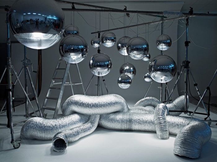 Mirror Ball Ø40 hanglamp LED chroom