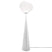 Melt Cone Fat vloerlamp LED zilver|opaal