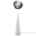 Melt Cone Fat vloerlamp LED zilver|zilver