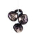 Melt Chandelier Mini hanglamp LED smoke
