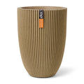 Capi Europe - Vaas elegant laag Groove NL - 34x46 - Beige