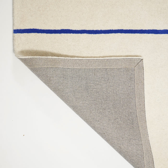 by fonQ Line Vloerkleed 200 x 300 cm - Blauw