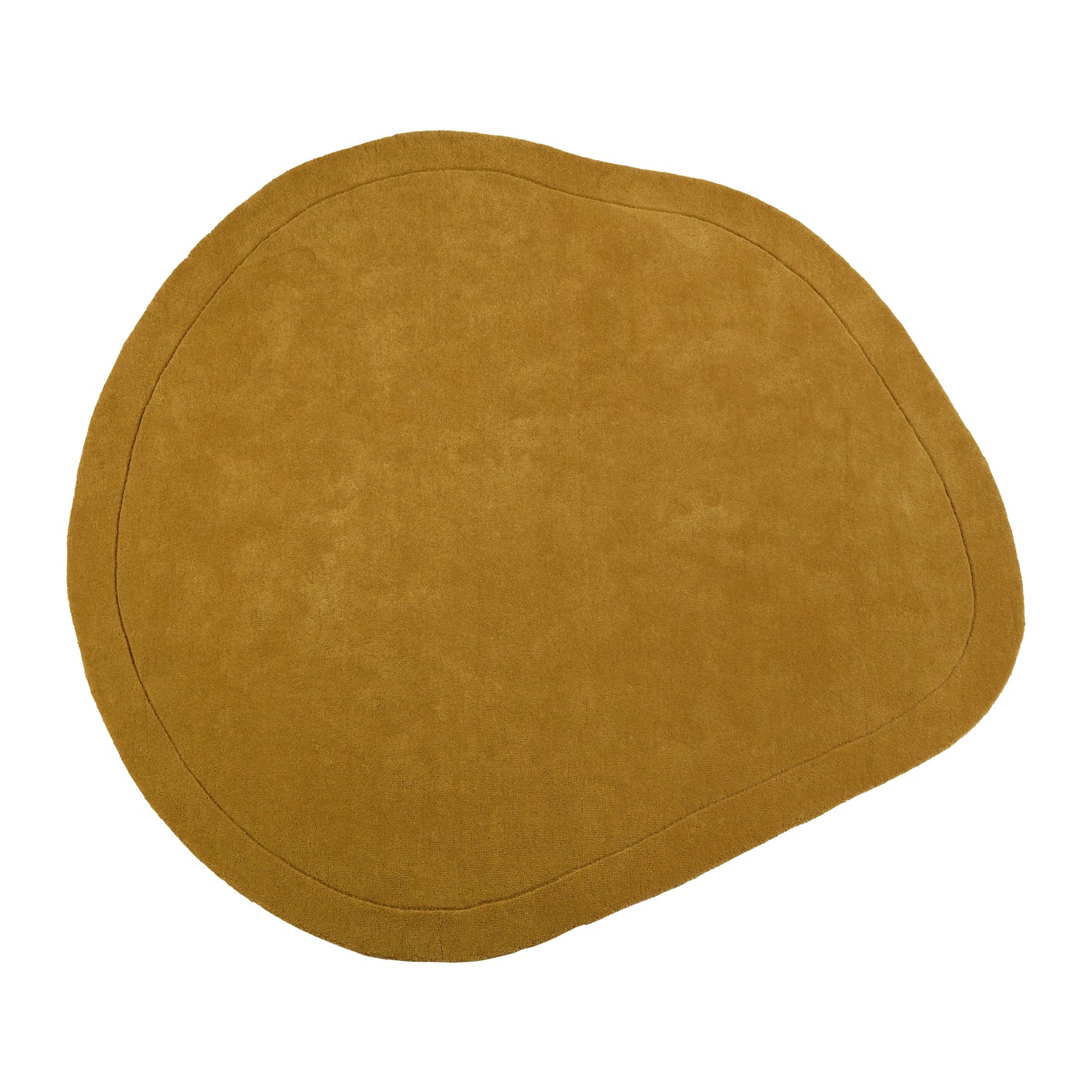 by fonQ Pebble Vloerkleed Ø 200 cm - Olive