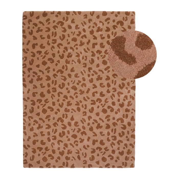 by fonQ Léo Vloerkleed 170 x 240 cm - Mokka / Bruin