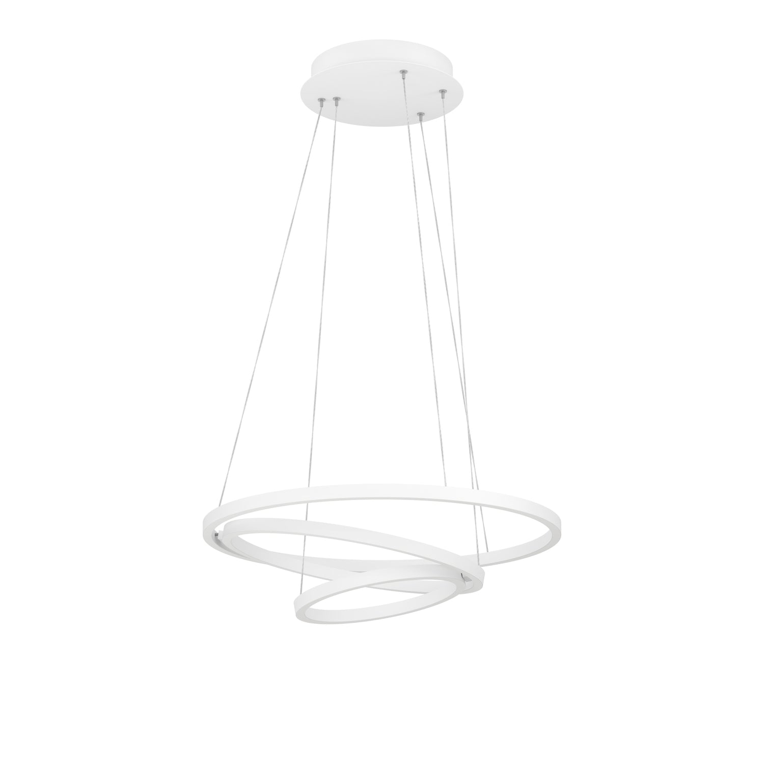 EGLO connect.z Lobinero-Z Smart Hanglamp - Ø 58 cm - Wit - Dimbaar
