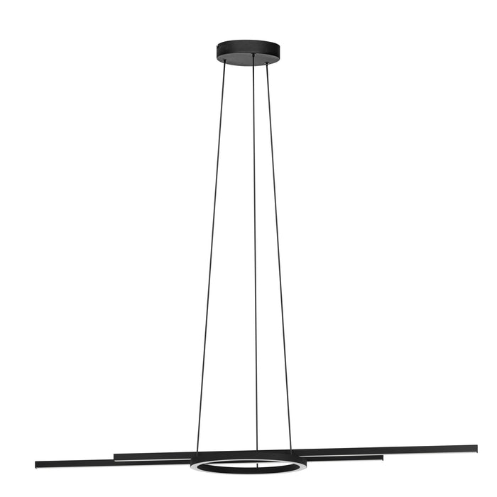 EGLO connect.z Zillerio-Z Smart Hanglamp - 116 cm - Zwart - Dimbaar