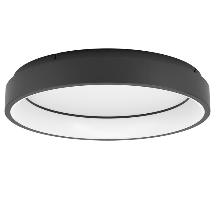 EGLO connect.z Marghera-Z Smart Plafondlamp - Ø 60 cm - Zwart - RGB