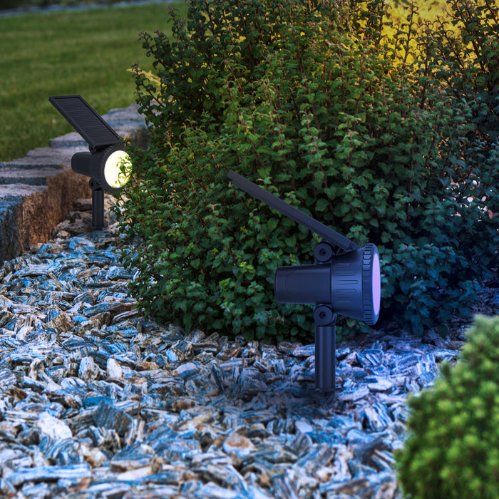 EGLO Sambuco Solar Prikspot - LED - 37,5 cm - Zwart