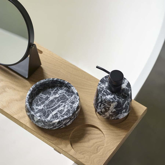 Orion Zeepbakje Black | Zwart | Natuursteen