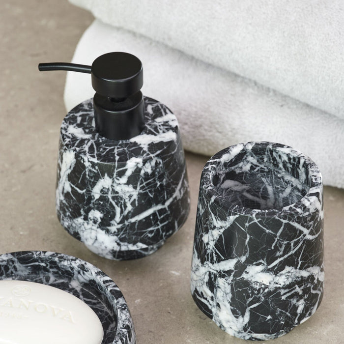 Orion Zeepbakje Black | Zwart | Natuursteen